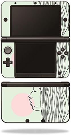 עור אדיסקינס תואם ל- Nintendo 3DS XL - מסטיק בועה ורוד | כיסוי עטיפת מדבקות ויניל מגן, עמיד וייחודי